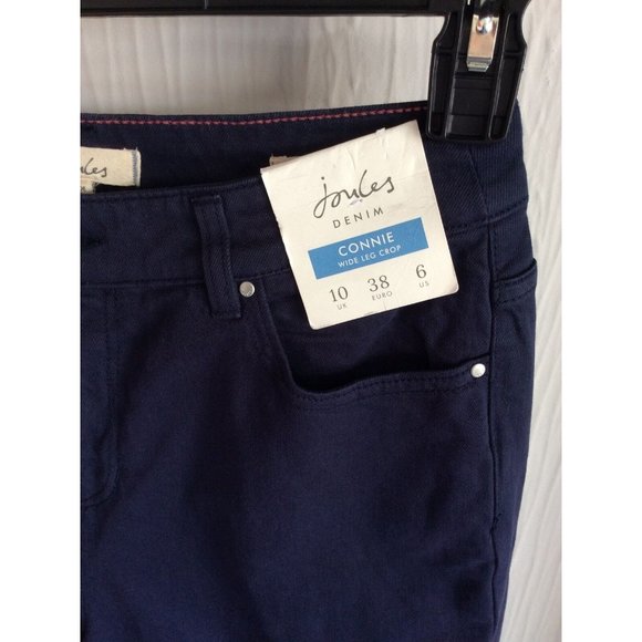 NWT Joules Denim Pants, Connie, Wide Leg Crop, Size 6, $84.95 - Picture 2 of 10